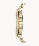 Fossil Machine Gold Dial Gold Steel Strap Watch for Men - FS5264 Authentic Buy Shop Now