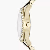 Fossil Stella Multifunction Gold Dial Two Tone Steel Strap Watch for Women - ES4756 Authentic Buy Shop Now