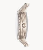 Fossil Virginia Pink Dial Pink Steel Strap Watch for Women - ES4482 Authentic Buy Shop Now