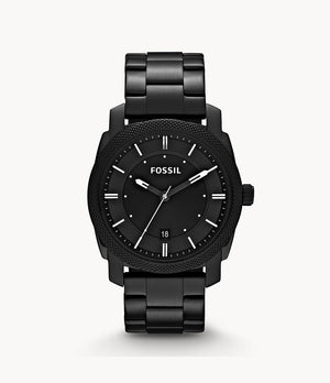 Fossil Machine Black Dial Black Steel Strap Watch for Men - FS4775 Authentic Buy Shop Now