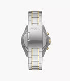 Fossil Garrett Chronograph Green Dial Two Tone Steel Strap Watch for Men - FS5622 Authentic Buy Shop Now