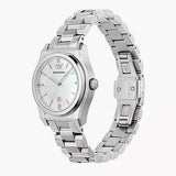 Emporio Armani Valeria Quartz Mother of Pearl Dial Silver Steel Strap Watch For Women - AR11030 Authentic Buy Shop Now