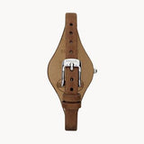 Fossil Georgia White Dial Brown Leather Strap Watch for Women - ES3060 Authentic Buy Shop Now