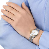 Gucci G Timeless Diamonds Mother of Pearl Dial Two Tone Mesh Bracelet Watch for Women - YA126513 Authentic Buy Shop Now