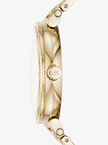 Michael Kors Sofie Quartz Gold Dial Gold Steel Strap Watch For Women - MK3881 Authentic Buy Shop Now