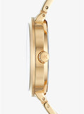 Michael Kors Garner Quartz Gold Dial Gold Steel Strap Watch For Women - MK6408 Authentic Buy Shop Now