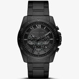 Michael Kors Alek Oversized Black Dial Black Steel Strap Watch For Men - MK8900 Authentic Buy Shop Now