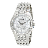 Bulova Phantom Crystal Silver Dial Silver Steel Strap Watch for Men - 96A236 Authentic Buy Shop Now