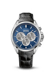 Hugo Boss Driver Blue Dial Black Leather Strap Watch for Men - 1512882 Authentic Buy Shop Now