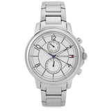 Tommy Hilfiger Claudia White Dial Silver Steel Strap Watch for Women - 1781819 Authentic Buy Shop Now
