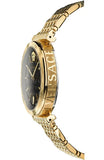 Versace V-Twist Black Dial Gold Mesh Bracelet Watch for Women - VELS00819 Authentic Buy Shop Now