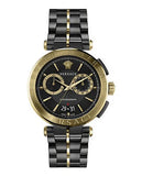 Versace Aion Chronograph Black Dial Black Steel Strap Watch for Men - VE1D01620 Authentic Buy Shop Now