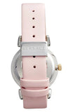 Versace V-Motif Silver Dial Pink Leather Strap Watch for Women - VERE00118 Authentic Buy Shop Now