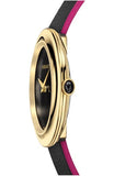 Versace V-Flare Quartz Black Dial Black Leather Strap Watch for Women - VEBN00218 Authentic Buy Shop Now