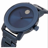 Movado Bold Blue Dial Blue Steel Strap Watch For Women - 3600388 Authentic Buy Shop Now