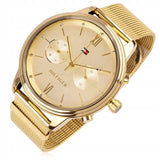 Tommy Hilfiger Blake Quartz Gold Dial Gold Mesh Bracelet Watch for Women - 1782302 Authentic Buy Shop Now