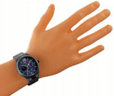 Tommy Hilfiger Damon Quartz Chronograph Blue Dial Black Steel Strap Watch for Men - 1791454 Authentic Buy Shop Now