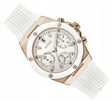 Guess Athena White Dial White Rubber Strap Watch For Women - GW0030L3 Authentic Buy Shop Now