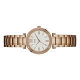 Guess Park Ave White Dial Rose Gold Steel Strap Watch for Women - W0767L3 Authentic Buy Shop Now