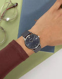 Emporio Armani Kappa Quartz Blue Dial Blue Leather Strap Watch For Women - AR11012 Authentic Buy Shop Now