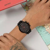 Emporio Armani Luigi Chronograph Black Dial Black Rubber Strap Watch For Men - AR11024 Authentic Buy Shop Now