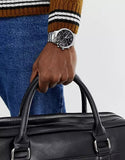 Emporio Armani Giovanni Chronograph Black Dial Silver Steel Strap Watch For Men - AR11208 Authentic Buy Shop Now