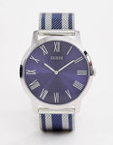 Guess Richmond Blue Dial Two Tone Mesh Bracelet Watch for Men - W1179G1 Authentic Buy Shop Now