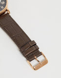 Tommy Hilfiger Daniel Black Dial Brown Leather Strap Watch for Men - 1710379 Authentic Buy Shop Now