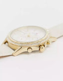 Tommy Hilfiger Ari Diamonds White Dial Cream Leather Strap Watch for Women - 1781982 Authentic Buy Shop Now