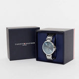 Tommy Hilfiger Angela Blue Dial Silver Steel Strap Watch for Women - 1782126 Authentic Buy Shop Now