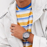 Tommy Hilfiger Decker Quartz Black Dial Black Steel Strap Watch for Men - 1791347 Authentic Buy Shop Now