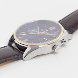 Tommy Hilfiger Deacan Blue Dial Brown Leather Strap Watch for Men - 1791549 Authentic Buy Shop Now