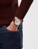 Tommy Hilfiger Jake Multifunction White Dial Brown Leather Strap Watch for Men - 1791230 Authentic Buy Shop Now