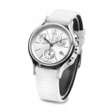 Calvin Klein Skirt White Dial White Leather Strap Watch for Women - K2U291L6 Authentic Buy Shop Now
