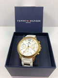 Tommy Hilfiger Claudiia White Dial White Steel Strap Watch for Women - 1781745 Authentic Buy Shop Now