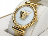 Versace Palazzo Empire Greca White Dial Gold Mesh Bracelet Watch for Women - VEDV00619 Authentic Buy Shop Now