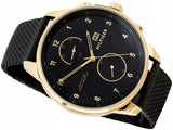 Tommy Hilfiger Chase Quartz Black Dial Black Mesh Bracelet Watch for Men - 1791580 Authentic Buy Shop Now