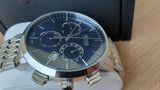 Hugo Boss Associate Blue Dial Silver Steel Strap Watch for Men - 1513269 Authentic Buy Shop Now