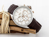 Hugo Boss Driver Quartz Silver Dial Brown Leather Strap Watch For Men - HB1512881 Authentic Buy Shop Now