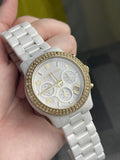 Michael Kors Runway White Dial White Steel Strap Watch for Women - MK5237 Authentic Buy Shop Now