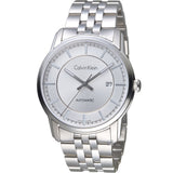 Calvin Klein Infinity Automatic Silver Dial Silver Steel Strap Watch for Men - K5S34146 Authentic Buy Shop Now