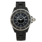 Chanel J12 Quartz Ceramic Black Dial Black Steel Strap Watch for Women - J12 H0682 Authentic Buy Shop Now