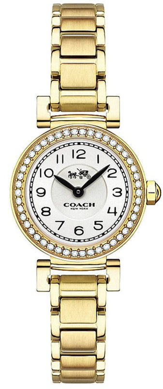 Coach Madison White Dial Gold Steel Strap Watch for Women - 14502403 Authentic Buy Shop Now