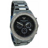 Emporio Armani Ceramica Black Dial Black Ceramic Strap Watch For Men - AR1455 Authentic Buy Shop Now