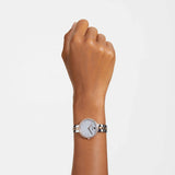 Swarovski Cosmopolitan Crystals Silver Dial Two Tone Steel Strap Watch for Women - 5644081 Authentic Buy Shop Now