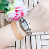 Bulova Crystal Collection Silver Dial Silver Steel Strap Watch for Women - 96L235 Authentic Buy Shop Now