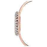 Swarovski Crystal Rose Black Dial Rose Gold Steel Strap Watch for Women - 5484050 Authentic Buy Shop Now