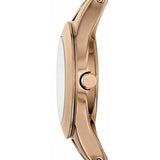 Emporio Armani Chiara Silver Dial Rose Gold Steel Strap Watch For Women - AR7362 Authentic Buy Shop Now