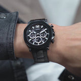 Guess Edge Chronograph Black Dial Black Steel Strap Watch For Men - GW0539G3 Authentic Buy Shop Now