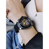 Gucci Dive Tiger Black Dial Black Rubber Strap Watch For Men - YA136318 Authentic Buy Shop Now
